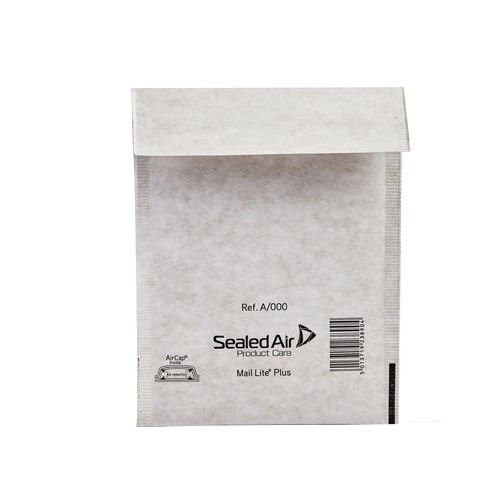 Mail Lite White A/000 Bubble Bag Lined Envelopes 110x160 - Pack 200 MLW000
