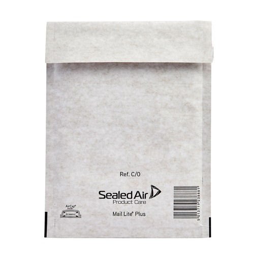 Shop our Mail Lite White C/0 Bubble Bag Lined Envelopes measuring 150x210mm perfect for secure shipping. Available in a convenient pack of 100 these envelopes provide excellent protection for your items.