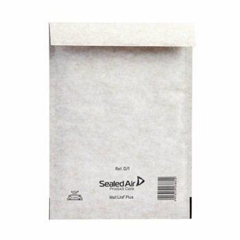 Shop our Mail Lite White D/1 Bubble Bag Lined Envelopes measuring 180x260mm perfect for secure shipping. Available in a convenient pack of 100 these envelopes provide excellent protection for your items.