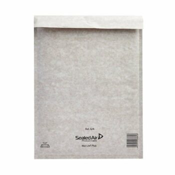Shop our Mail Lite White G/4 Bubble Bag Lined Envelopes measuring 240x330mm perfect for secure shipping. Available in a convenient pack of 50 these envelopes provide excellent protection for your items.