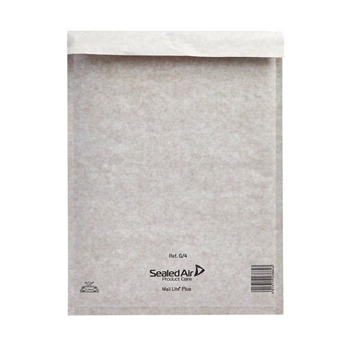 Shop our Mail Lite White G/4 Bubble Bag Lined Envelopes measuring 240x330mm perfect for secure shipping. Available in a convenient pack of 50 these envelopes provide excellent protection for your items.