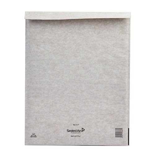Shop our Mail Lite White K/7 Bubble Bag Lined Envelopes measuring 350x470mm perfect for secure shipping. Available in a convenient pack of 50 these envelopes provide excellent protection for your items.