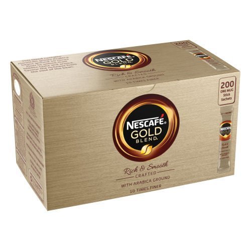 Nescafe Gold Blend Coffee Sachets - Pack 200