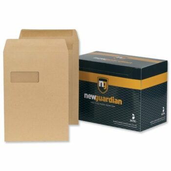 New Guardian C4 Window Self Seal Pocket Envelopes 130gsm - 250 M27503