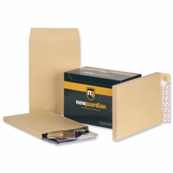 New Guardian Envelopes Peel & Seal 25mm Gusset 381x254 Manilla - Pack 100