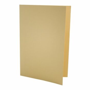 Shop our Guildhall Square Cut Folders in vibrant yellow crafted from durable 315gsm paper. Perfect for organising documents this pack of 100 folders is ideal for both home and office use.