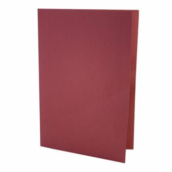 Shop our pack of 100 Guildhall Square Cut Folders in vibrant red made from durable 315gsm paper. Perfect for organising documents and adding a professional touch to your presentations.