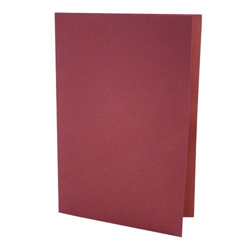 Shop our pack of 100 Guildhall Square Cut Folders in vibrant red made from durable 315gsm paper. Perfect for organising documents and adding a professional touch to your presentations.