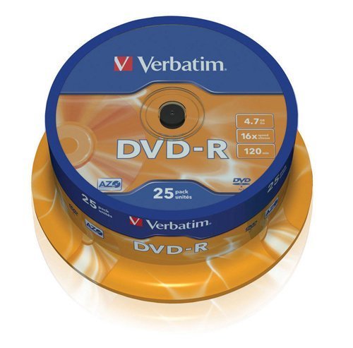 Verbatim DVD-R 16x Spindle - Pack 25 43522