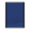 Nobo 6xA4 Blue Felt Lockable Notice Board 1902555