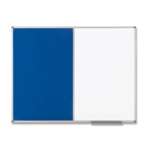 Nobo Combination Board 900x600 Magnetic Drywipe and Felt 1902257