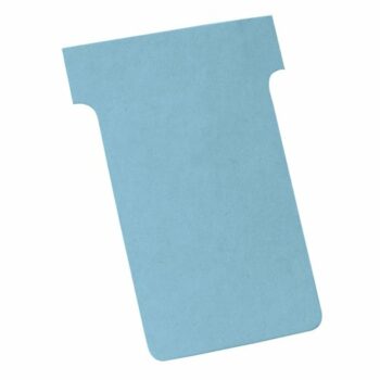 Nobo T-Cards Size 2 Light Blue A50 - Pack 100 2002006