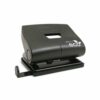 Shop the Rapesco Eco 2-Hole Punch in sleek black capable of punching through 22 sheets with ease. Perfect for eco-conscious office supplies this durable hole punch combines functionality with sustainability.