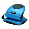 Shop the Rexel Choices P225 2-Hole Punch in vibrant blue model number 2115693 designed to effortlessly punch through up to 25 sheets of paper for all your office needs.