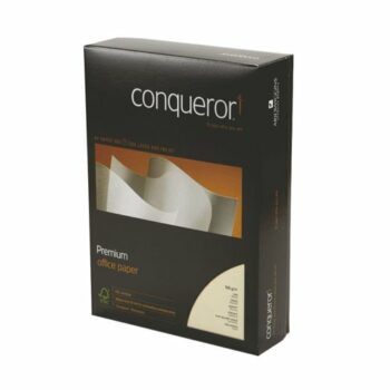Discover the premium quality Conqueror Laid Vellum Paper in A4 size 100gsm perfect for professional printing and elegant stationery. This pack contains 500 sheets of luxurious laid finish paper ideal for creating stunning invitations letterheads and more.