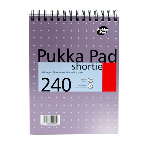 Discover the Pukka Pad Shortie Notebooks in A5 size pack of 3 perfect for jotting down notes and ideas in style. These vibrant notebooks are ideal for students and professionals alike offering quality paper and a compact design.