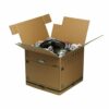 Shop the Bankers Box SmoothMove Removal Box 85L capacity perfect for hassle-free moving and storage. This pack of 5 sturdy boxes is designed to make your relocation easier and more organised.