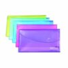 Shop the Rapesco Popper Wallet A5 in vibrant assorted colours perfect for organising documents and stationery. This pack of 5 durable wallets is ideal for school office or home use.