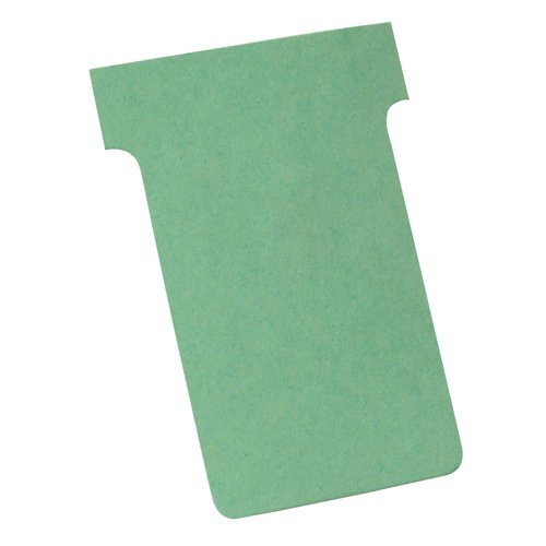 Shop our Nobo T-Cards in Size 2 featuring a vibrant light green colour. This pack of 100 cards (SKU: 32938902) is perfect for organising your workspace efficiently.