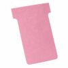 Shop our Nobo T-Cards in Size 3 vibrant pink perfect for organising your workspace. This pack of 100 cards (2003008) is ideal for effective project management and display.