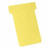 Shop our Nobo T-Cards in Size 3 vibrant yellow perfect for organising your workspace. This pack of 100 cards (2003004) is ideal for effective project management and display.