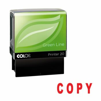 Shop the Colop Green Line COPY Stamp Self Inking C144837COP perfect for efficient document marking with an eco-friendly design. This durable self-inking stamp ensures clear impressions every time ideal for both home and office use.