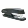 Rapesco Sting Ray Black Stapler RR7260B3 - Effortlessly staple up to 20 sheets with this sleek black stapler perfect for home or office use.