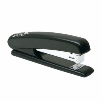 Shop the Rapesco Eco Full Strip Stapler in sleek black designed to effortlessly staple up to 20 sheets perfect for your office or home stationery needs.