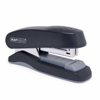 Shop the Rapesco Flat Clinch Stapler in sleek black designed to staple up to 25 sheets with ease. Perfect for home or office use this efficient stapler ensures a tidy finish and minimal bulk.