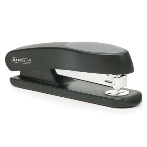 Shop the Rapesco Manta Ray Black Stapler RR9260B3 designed to effortlessly staple up to 20 sheets perfect for home or office use.