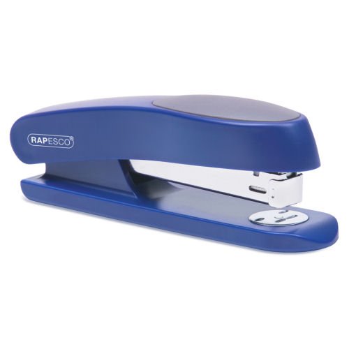 Shop the Rapesco Manta Ray Blue Stapler RR9260L3 designed to effortlessly staple up to 20 sheets perfect for home or office use. This stylish blue stapler combines functionality with a sleek design making it an essential tool for your stationery collection.