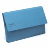 Shop the Guildhall Document Wallets in vibrant blue (GDW1-BLU) - perfect for organising your documents. Available in a convenient pack of 50 these durable wallets are ideal for both home and office use.