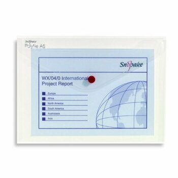 Snopake Polyfile Classic A5 Clear 11382 - Pack 5