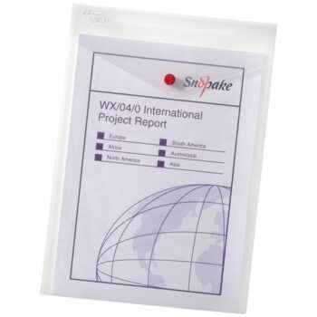 Snopake Polyfile P Portrait A4 Clear 13263 - Pack 5