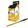 BIC Cristal Original Fine Black Ball Pen - Pack of 50 perfect for smooth writing and everyday use. Ideal for schools offices and home these reliable pens offer precision and comfort.