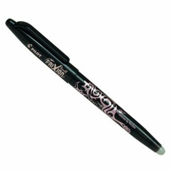 Pilot FriXion Rollerball Pen Erasable Broad Tip Black 551093 - Pack 12