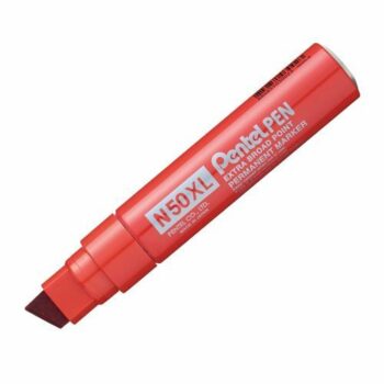 Pentel N50XL Jumbo Marker Red N50XL-B - Pack 6