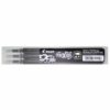 Pilot FriXion Rollerball Pen Erasable Refills Black 075300301 - Pack 3