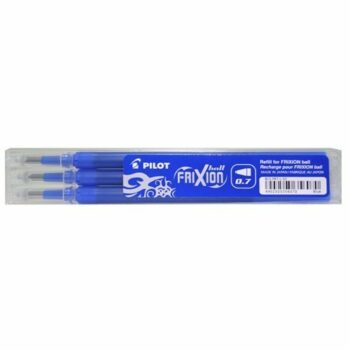 Pilot FriXion Rollerball Pen Erasable Refills Blue 075300303 - Pack 3