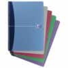 Oxford Office Notebook Wirebound Poly Opaque A4 Assorted 100101918 - Pack 5
