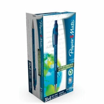 Paper Mate Flexgrip Ultra Ballpoint Pen Retractable Medium Blue S01910074 - Pack 36