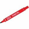 Pentel N50 Permanent Marker Bullet Tip Red N50-B - Pack 12