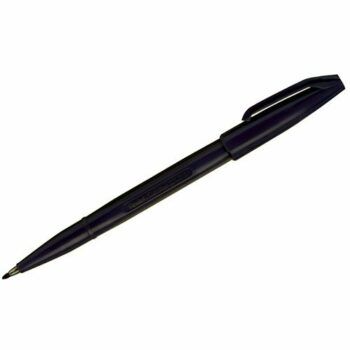 Pentel S520 Fibre Tipped Sign Pen Black S520-A - Pack 12
