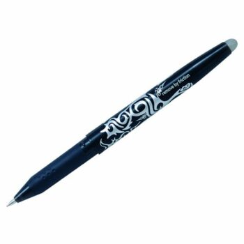 Pilot FriXion Rollerball Pen Erasable Medium Tip Black 224101201 - Pack 12