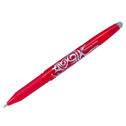Pilot FriXion Rollerball Pen Erasable Medium Tip Red 224101202 - Pack 12
