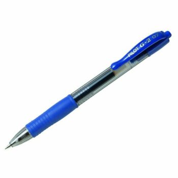 Pilot G207 Gel Ink Rollerball Pen Retractable Blue BLG20703 - Pack 12