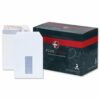 Plus Fabric Envelopes Pocket Peel & Seal Window 120gsm C5 White E24970 - Pack 500