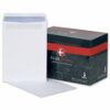 Plus Fabric Envelopes Pocket Self Seal Plain 120gsm C4 White L26370 - Pack 250