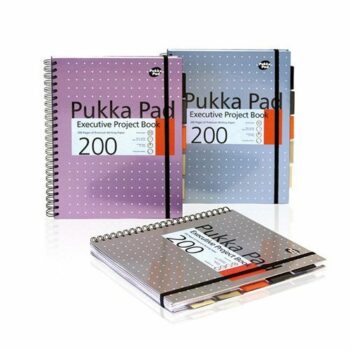 Pukka Pad Executive Project Books A4 6970-MET - Pack 3