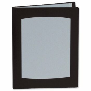 Rexel Clearview Display Book 24 Pockets Black 10320BK